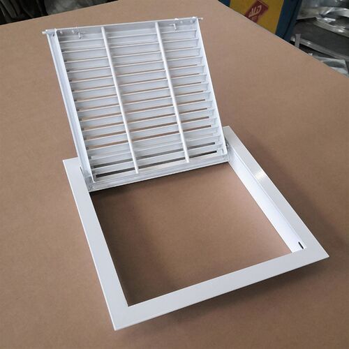 极速定做铝合金i门铰百叶窗 中央空调进风口回风口 吊顶检修口装