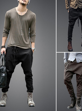 极速New Casual Menn Harem Pants Autumn Spring Loose Casual P
