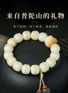 极速新品推荐e一线药师菩提手串男女学生盘玩佛珠渐变菩提子醒狮