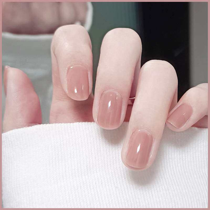 极速裸色指甲油女免烤持久快干不掉色脚2023年新款春X夏显白透色