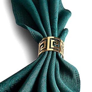 极速6pcs table decor serviette napkin rings holdeTr est dinn