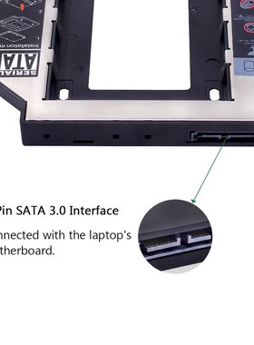 极速2nd HDD Caddy 12.7mm 9.5mm SATA 3.0 2.5 HD YHard Di
