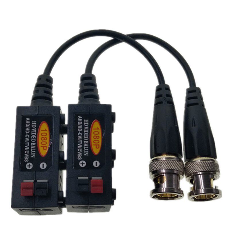 极速模拟视频抗干扰监控无源双绞线bnc监L控摄像头信号传输器同轴