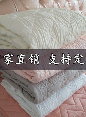 极速定做纯棉床笠单件夹棉防滑床罩90/100/1D20/135/150x190cm180