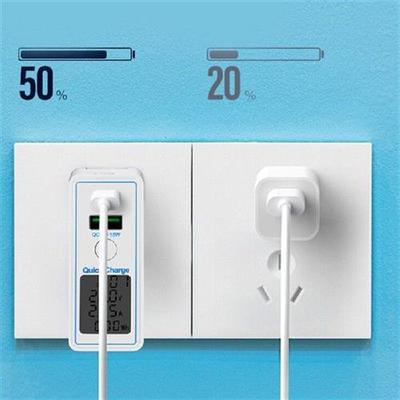 极速QC3.0d PD Digital Display Charger Fast Charging Head PD4