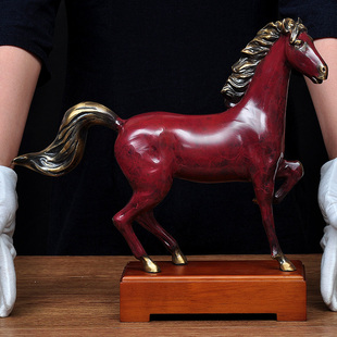 极速锦绣前程马摆件工艺品创意家A居客厅书房摆设公司前台办公室