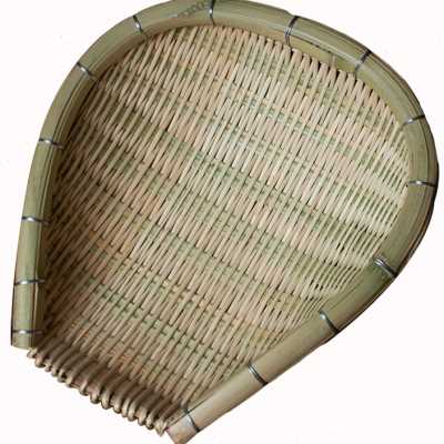 极速竹编筲箕簸箕竹篮竹筛农家手工金竹编筐晒盘厨房X洗菜沥水装