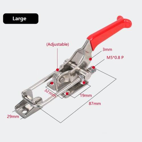 极速Quick Releasem Horizontal Clamps Adjustable Box Buckle