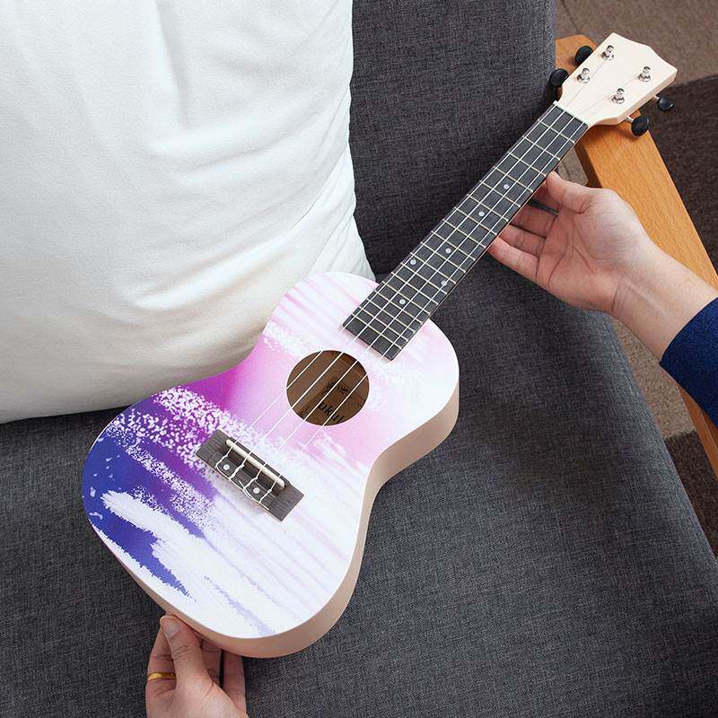 新品尤克里里初学者男女生学生儿童高颜值入O门乐器小吉他小清新