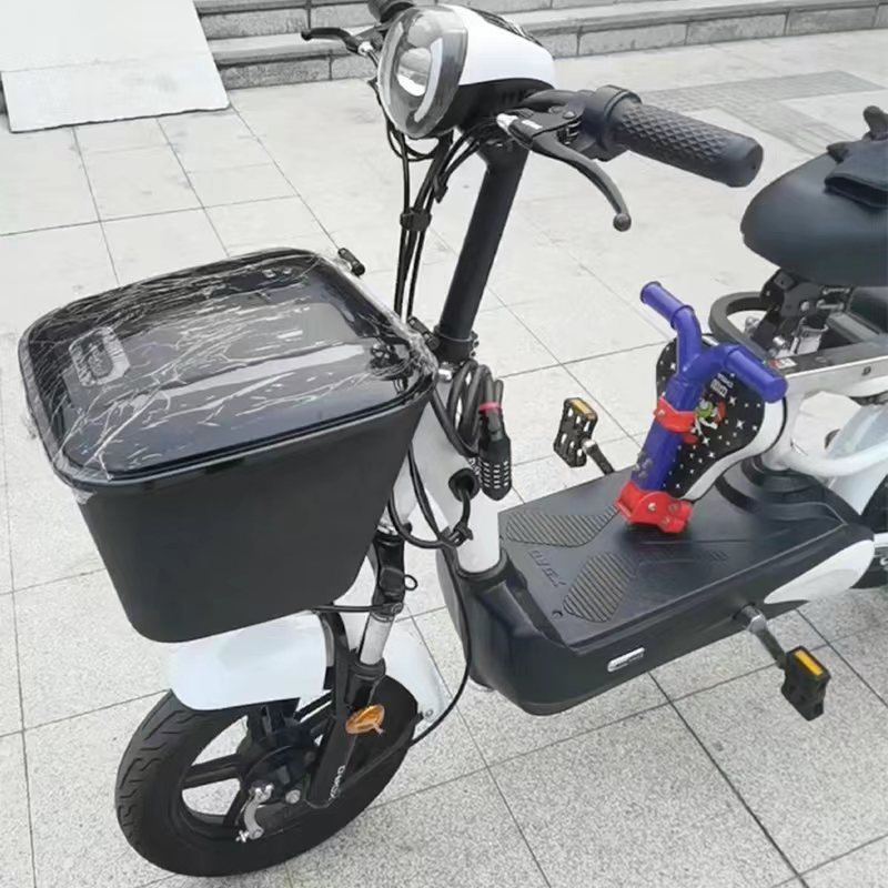 极速电动自行摺叠瓶车後前置物y防水带锁封闭安全帽防盗加大号车