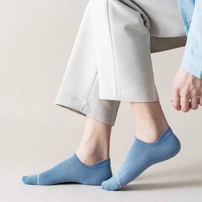 极速Morandi ship socks shallow mouth inviMsible socks solid