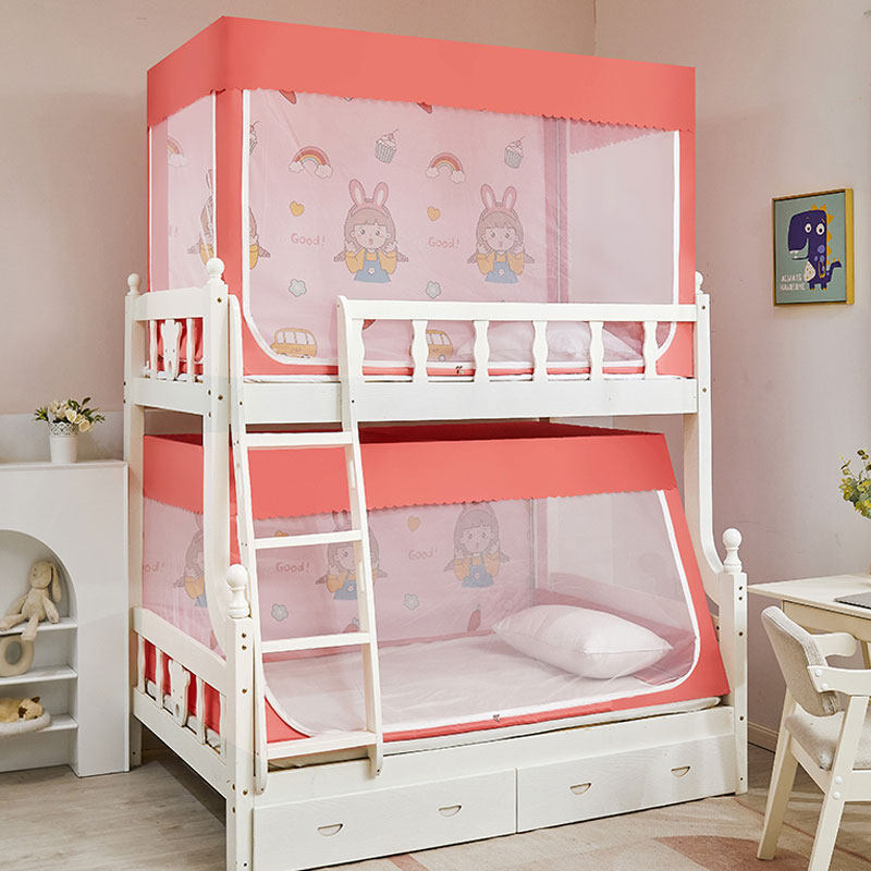 极速蚊帐子母床上下床防尘顶t上铺1.2梯形下铺1.5家用儿童双层床,床上用品,蚊帐,淘宝优惠券,粉丝福利购,淘宝优惠卷