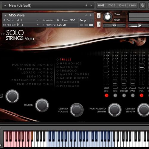 新品Master Solo Strings VIOLA中提琴独M奏音色库kontakt弦乐音 - 封面