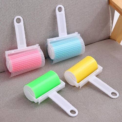 新品Hair Sticky Roller With Lid WasGhable Hair Rolling Lint