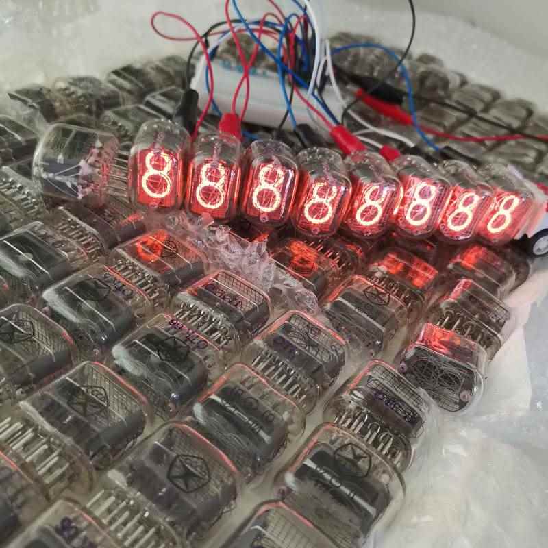 极速进口In12辉光辉光管前苏联俄罗斯diy创意时钟闹钟真空.管in14