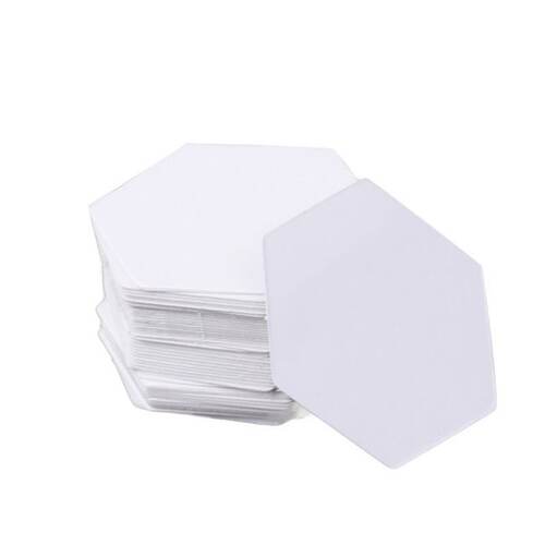 极速100Pcs Hexagon Templuates for Patchwork Paper Quilting S