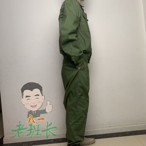 新品库存78款维棉工作服绿色劳保服夏季薄款户外透气老.款束脚全