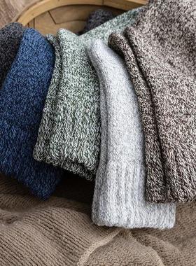 极速Winter thick wool socks for men women Warm wool .socks