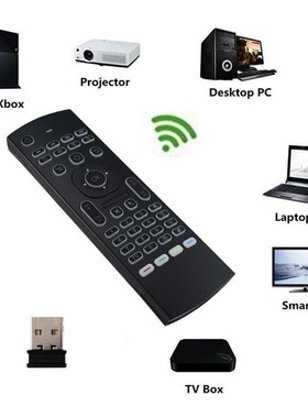 极速MX3-L 2.4G Wireless Air Mouse Keyboard 6O-Axis TV Box Re
