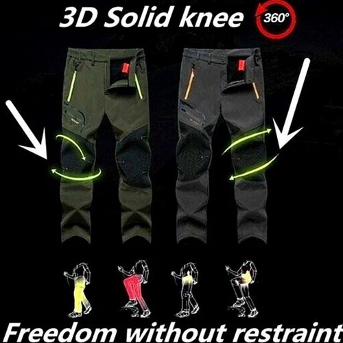 极速Thin/Thicki 2 Styles MenS Waterproof Pants Outdoor Hiki
