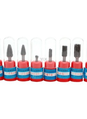 极速8Pcs 1/f4 Tungsten Carbide Burr Bit 6mm Rotary Cutter F