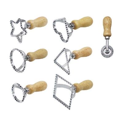 新品Ravioli hCutter Pastry Press Mold Dumpling Lace Embossin