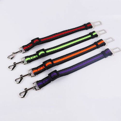 极速Reflective Pets Puppy Dog Seat Belt Lead Leash DogZ Vehi