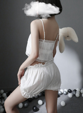 极速Vintage Sexy Royalr Style Chest Wrap Set Nightgown Linge