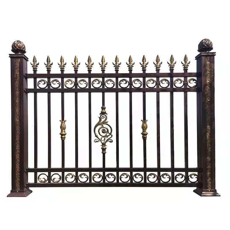 极速上海铝艺护栏别墅庭院围栏围墙护栏铝合金百T叶围栏铁栅栏庭