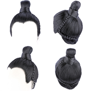 极速古装汉服f男士假发套陈情令肖战手钩整顶发套儿童假发庆余年