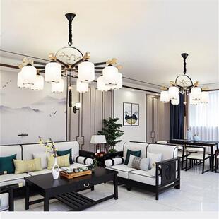 极速苏吉能2022年新款新t中式吊灯客厅灯卧室饭厅全铜灯具大气家