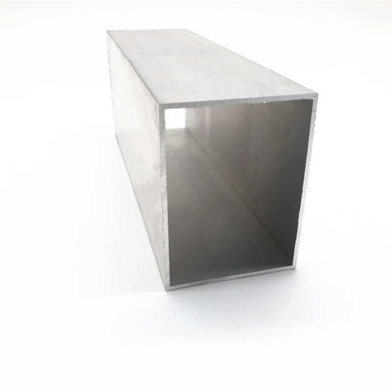极速铝合金方管80x60x2氧化铝合金型J材幕墙装饰隔断加工矩形管铝