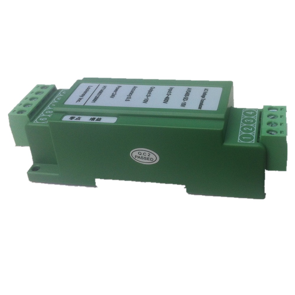 极速交流电压0-h400V电源24V输出0-10v dc电压隔离变送器/传感器