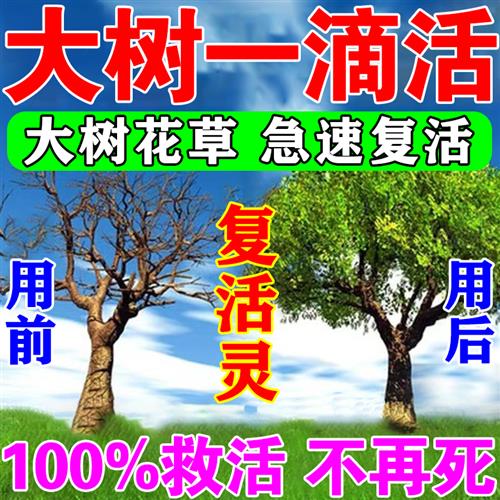 速发大树成活营c养液死树复活生根液果树小苗营养液枯树烂根烂苗