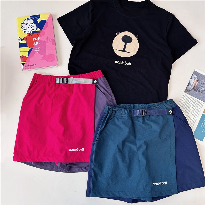 儿童轻薄速干短裤夏季24新款户外潮牌男童弹力薄软五分裤女童裙裤