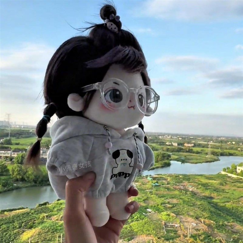 20cm棉花娃娃女正版可爱毛绒公仔换装人形便宜玩偶女生儿童节礼物