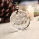 天然白水晶一念成魔项链项坠 水晶大吊坠挂件男女款 水晶佛挂坠