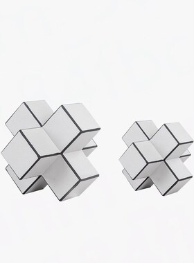 现代极简客厅茶几家居几何摆件电视柜书房简约软装饰品样板间陈设