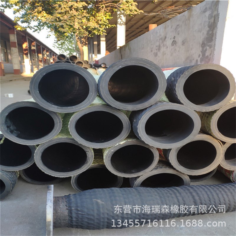 2寸吸排泥砂耐磨钢丝橡胶管 丁苯橡胶生产优质耐磨钢丝管DN 51mm