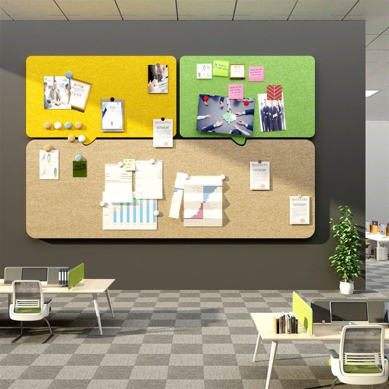 毛毡板展示墙贴办公室墙面装饰画公司企业文化氛围布置公告栏照片,家居饰品,文化墙贴,淘宝优惠券,粉丝福利购,淘宝优惠卷