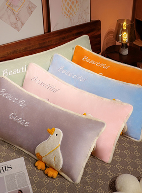 床头靠枕床上靠背垫卧室靠垫女生抱枕睡觉夹腿宿舍长Y条枕寝室枕