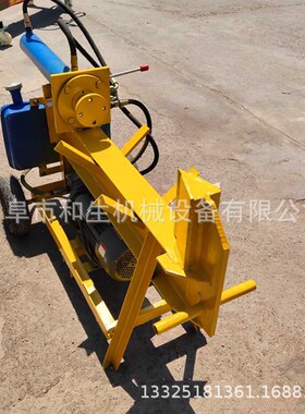 劈裂机小型电动劈木机 液压劈柴机 50厘米行程卧式劈材机220V10吨