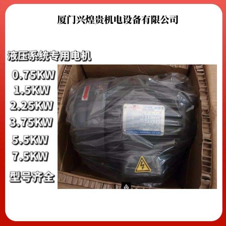 台湾S.Y群策电机 C7B-43BO 5.6KW 三相直插式油压马达7.5HP-4P
