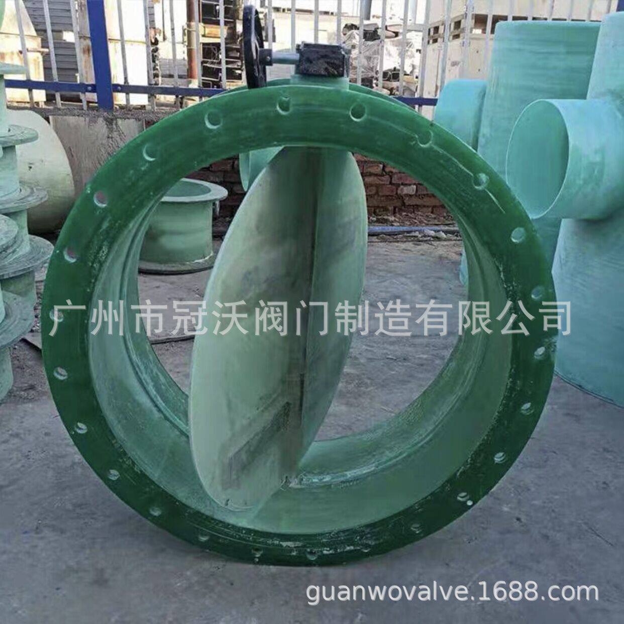 玻璃钢风阀 止回阀 法兰式手动涡轮蝶阀电动气动风量调节阀通风阀