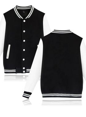 Single breasted baseball jersey jacket单排扣棒球服开衫外套男