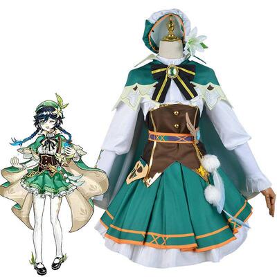原神温迪cos服全套风女仆