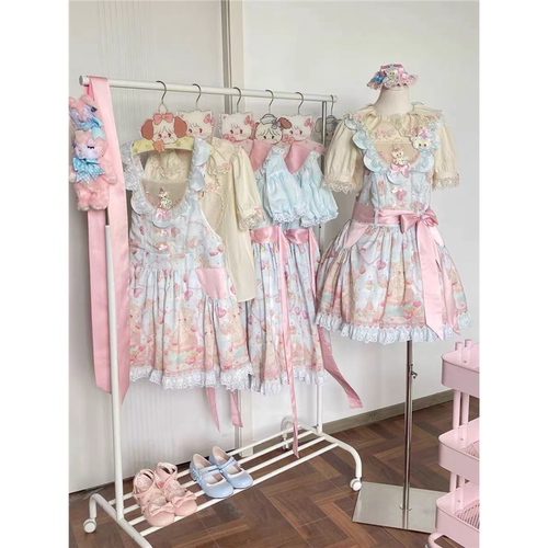 实体店现货原创little butter小黄油lolita小羊生日会软萌可爱裙