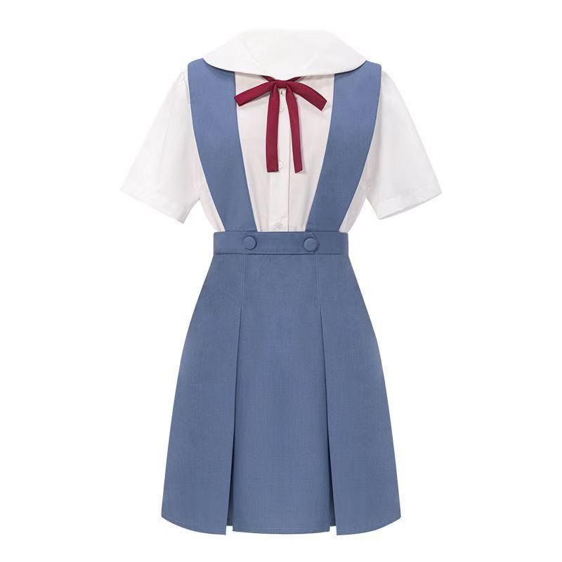 现货EVA新世纪福音战士绫波丽cos明日香cos服学院全套cosplayc服