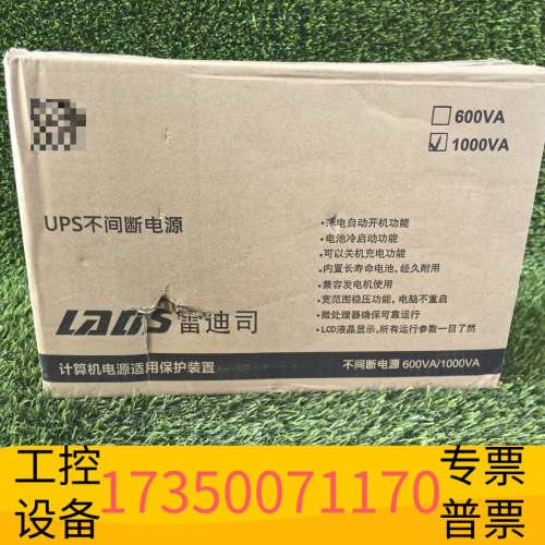 H1000M雷迪司UPS间断电源1000va,600w.议价
