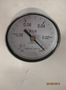 热销轴向真空表Z60Z上减牌-0.1～0MPaZ60ZT压力真空表